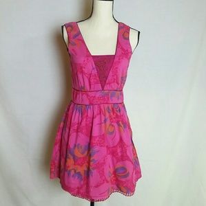 Free People Pink Cute Summer dress